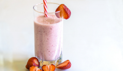 Gezonde smoothie tijdens congres